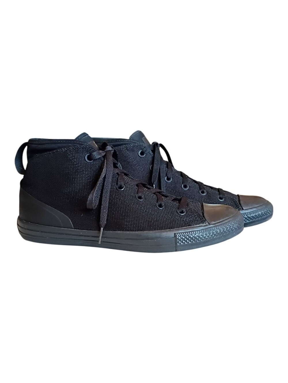 CONVERSE Unisex Mid Rise Shoes 155498C Black Sz 10 Men 12 Women